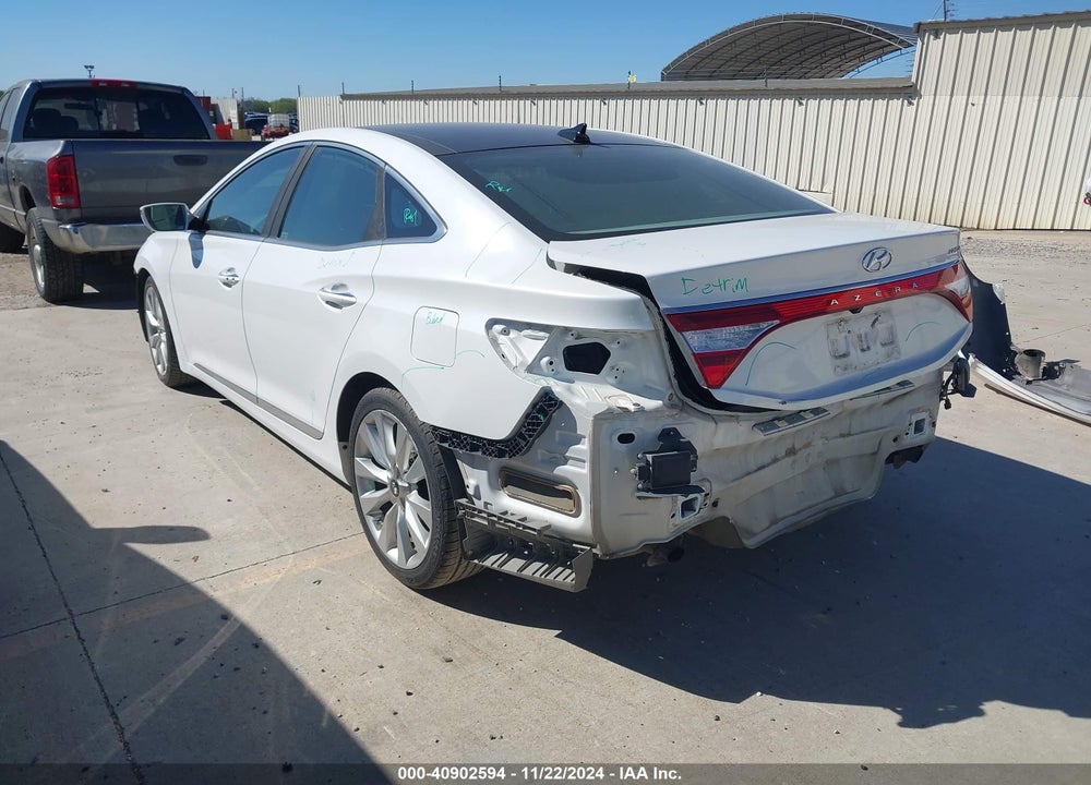 2016 HYUNDAI AZERA LIMITED VIN: KMHFH4JGXGA507798
