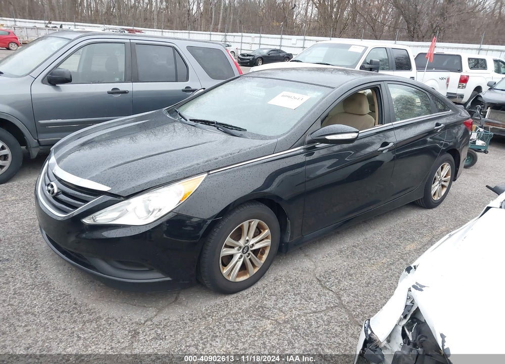 2014 HYUNDAI SONATA GLS VIN: 5NPEB4AC6EH877764