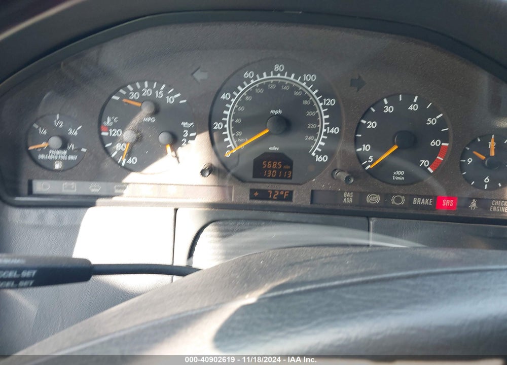 1999 MERCEDES-BENZ CL 500 VIN: WDBGA70G7XA426661