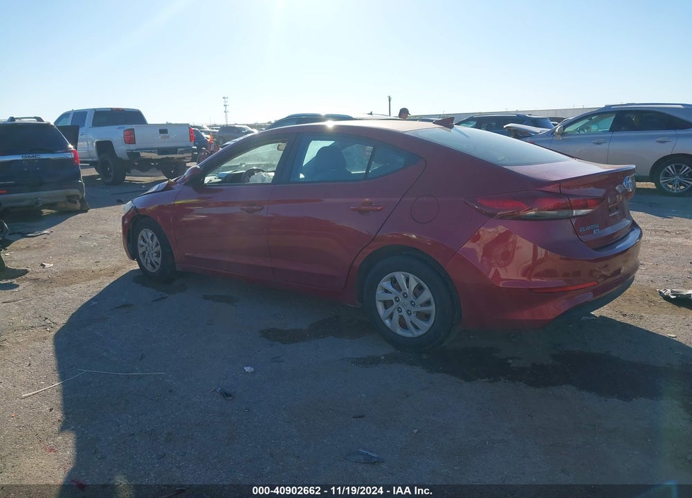 2017 HYUNDAI ELANTRA SE VIN: 5NPD74LF1HH208522