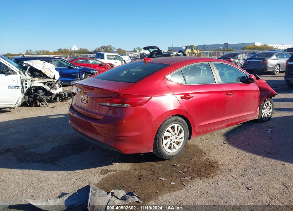 2017 HYUNDAI ELANTRA SE VIN: 5NPD74LF1HH208522