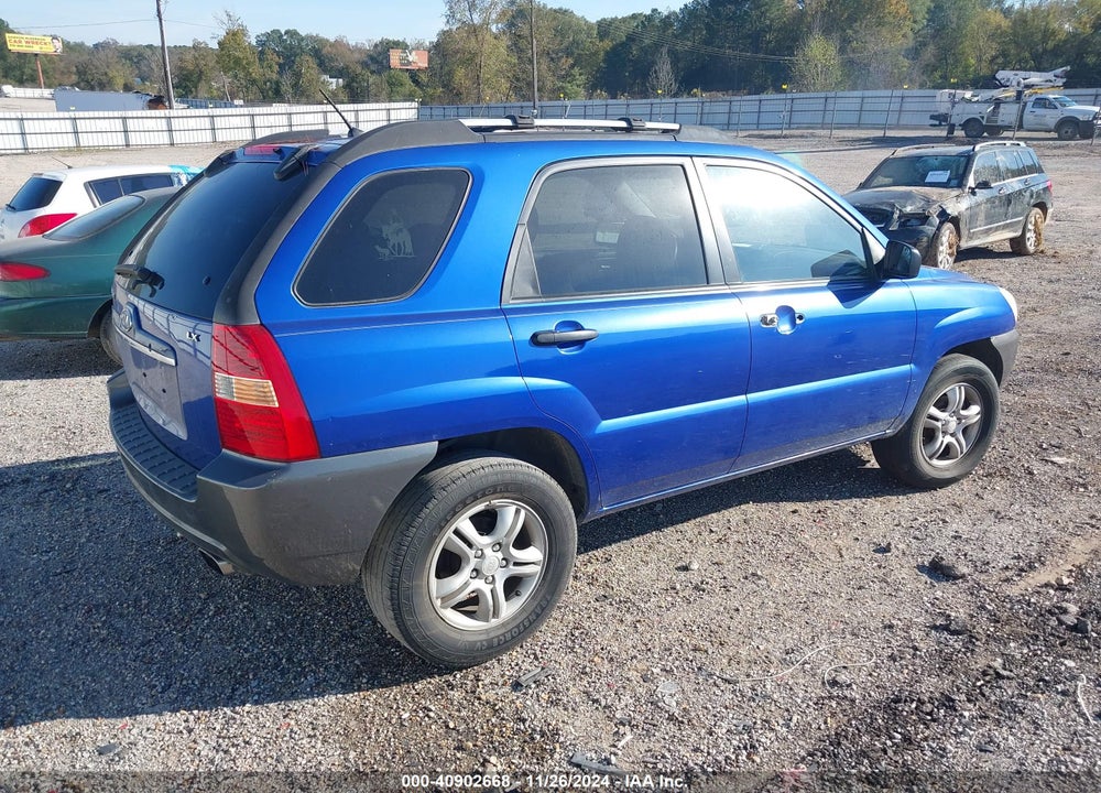 2008 KIA SPORTAGE LX VIN: KNDJF724X87480076