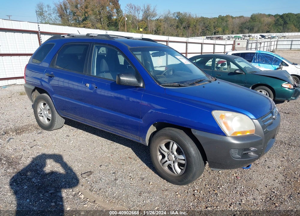 2008 KIA SPORTAGE LX VIN: KNDJF724X87480076