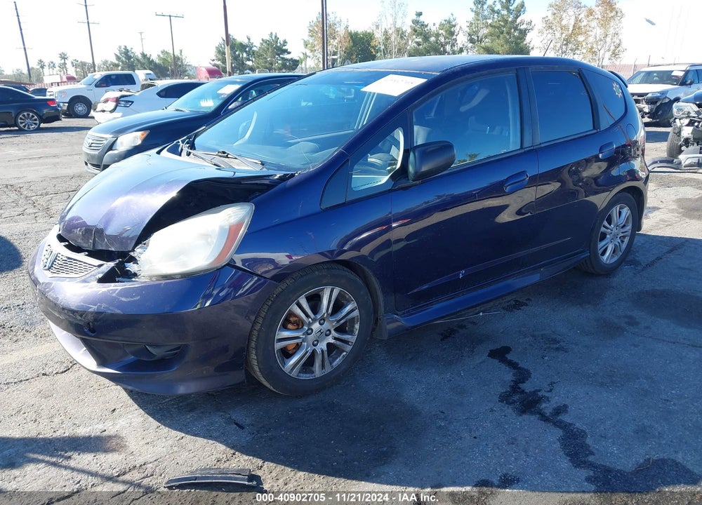 2009 HONDA FIT SPORT VIN: JHMGE88419S027956