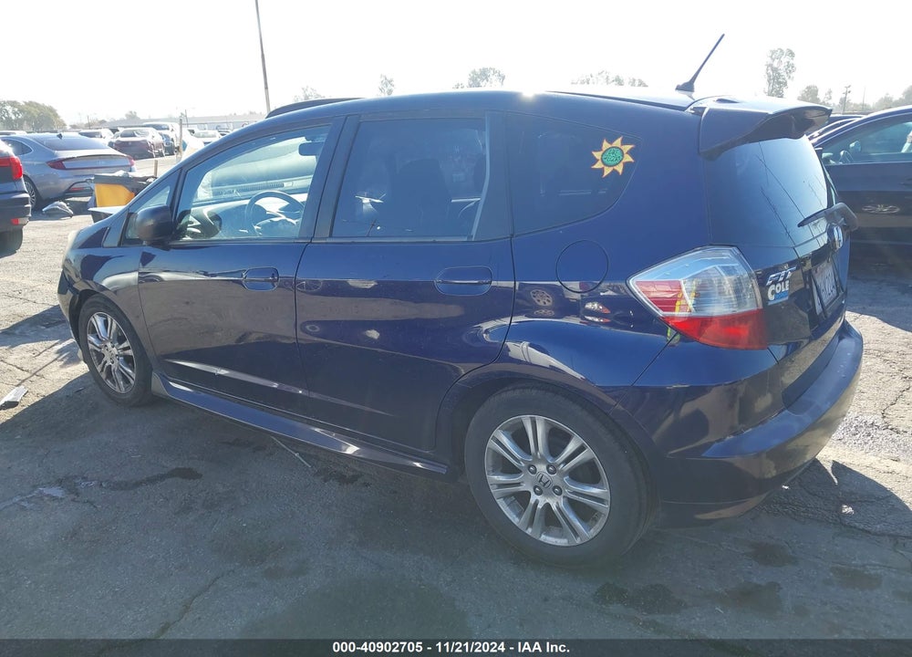 2009 HONDA FIT SPORT VIN: JHMGE88419S027956