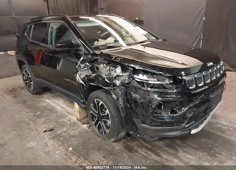 2022 JEEP COMPASS LIMITED 4X4 VIN: 3C4NJDCB5NT197622