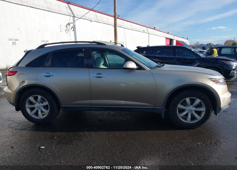 2003 INFINITI FX35 VIN: JNRAS08W03X201321