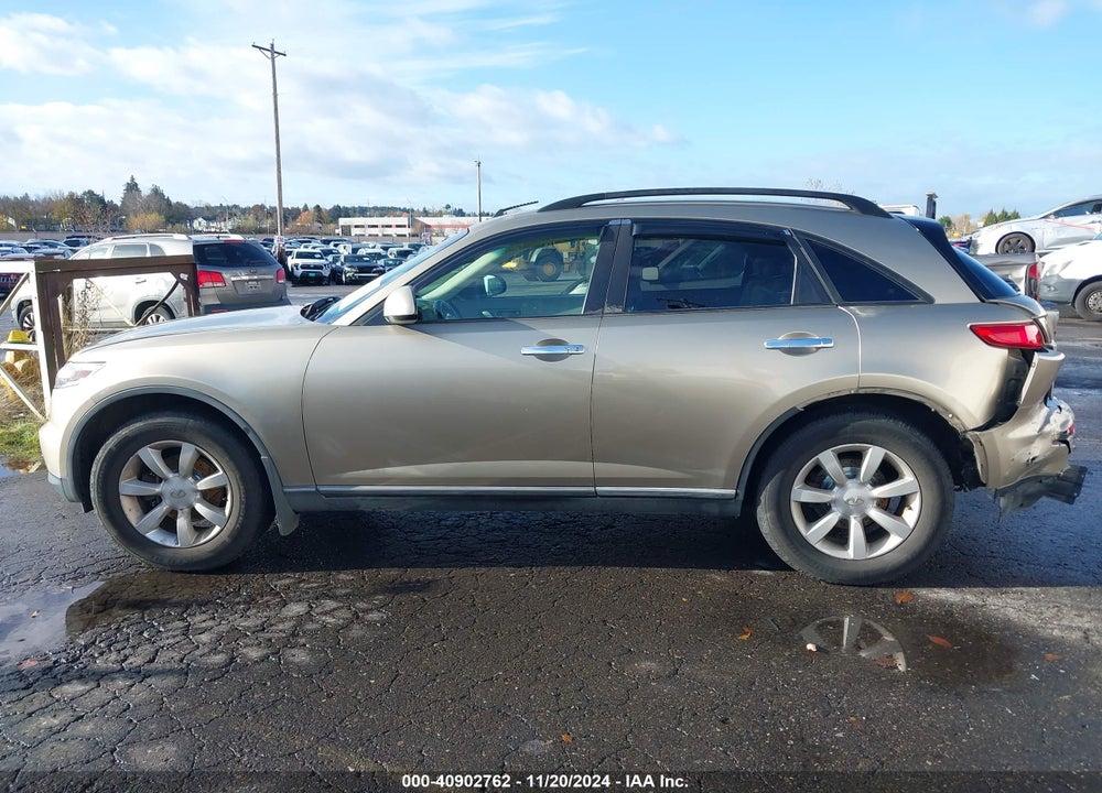2003 INFINITI FX35 VIN: JNRAS08W03X201321