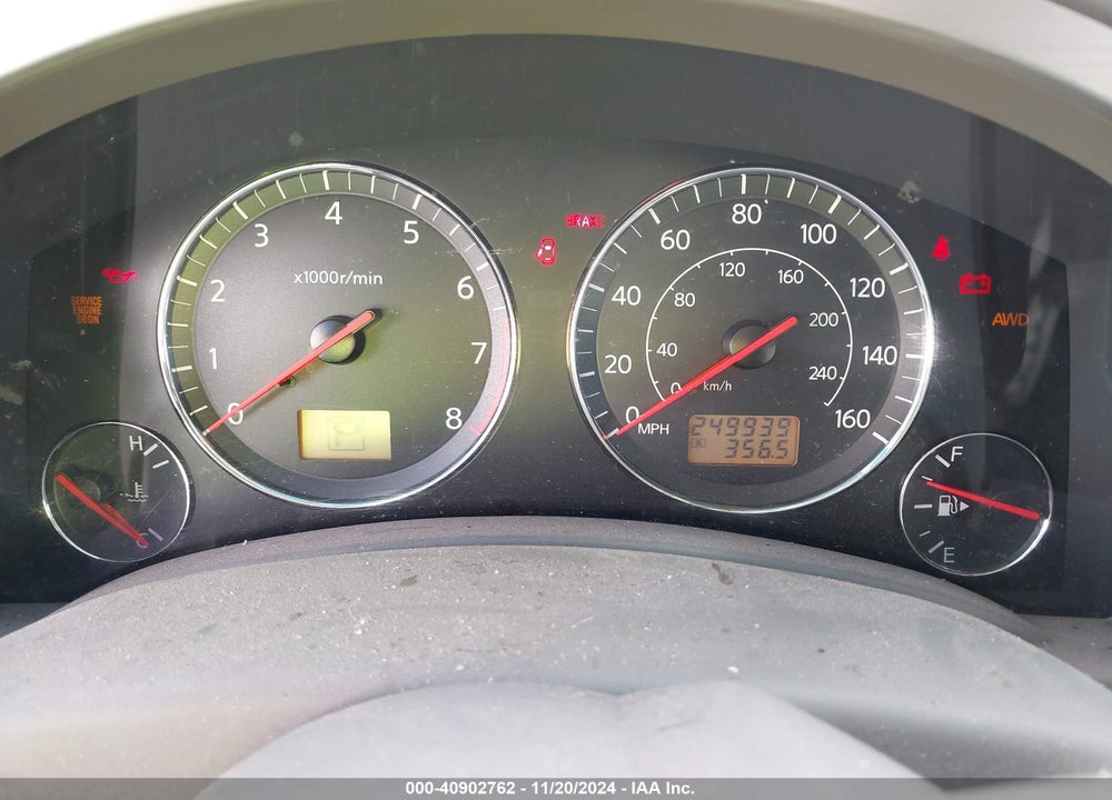 2003 INFINITI FX35 VIN: JNRAS08W03X201321