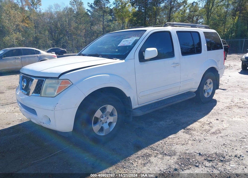2007 NISSAN PATHFINDER SE VIN: 5N1AR18U87C622888
