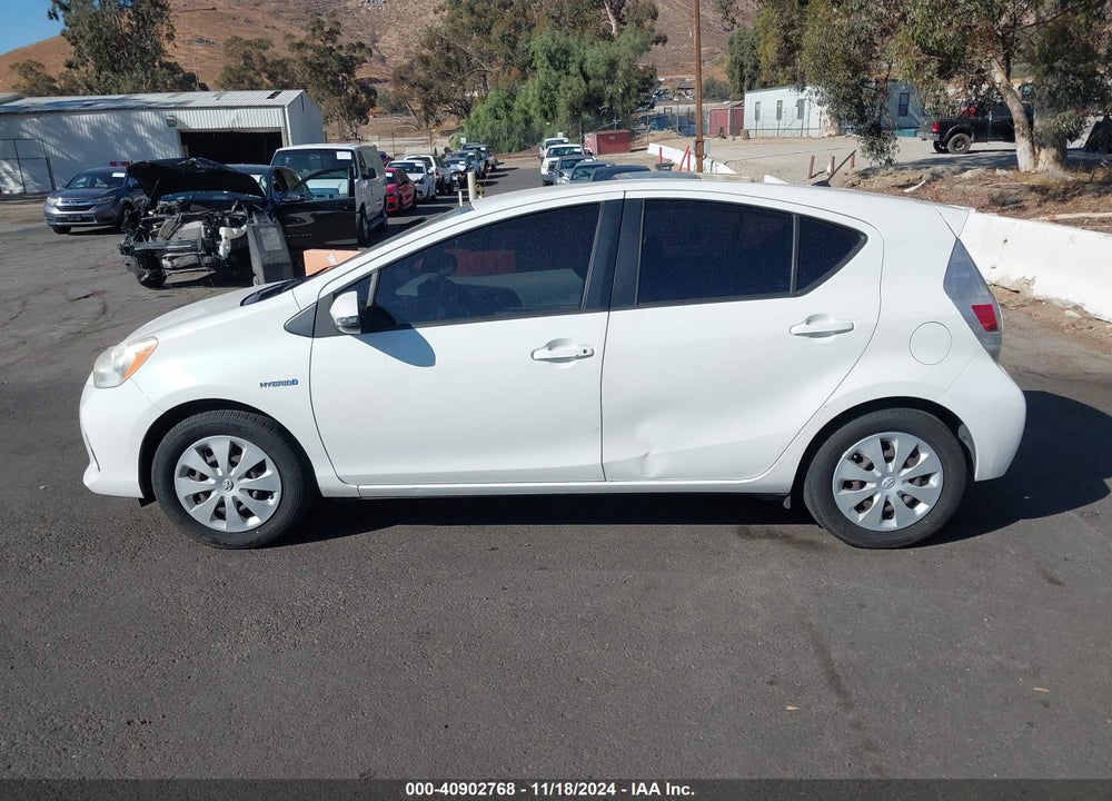 2012 TOYOTA PRIUS C TWO VIN: JTDKDTB32C1019153