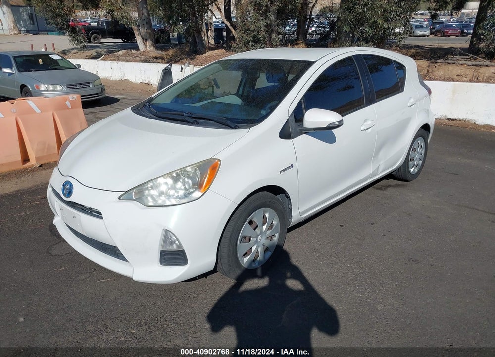 2012 TOYOTA PRIUS C TWO VIN: JTDKDTB32C1019153