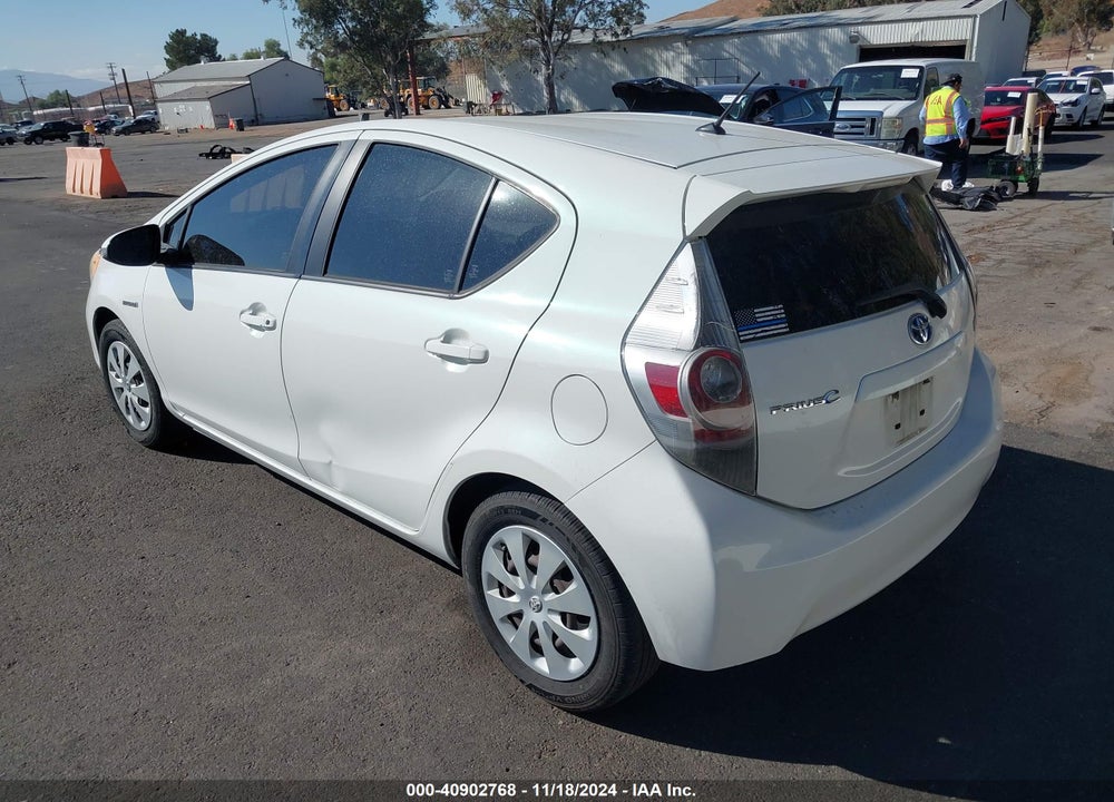 2012 TOYOTA PRIUS C TWO VIN: JTDKDTB32C1019153