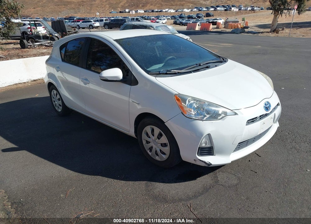 2012 TOYOTA PRIUS C TWO VIN: JTDKDTB32C1019153