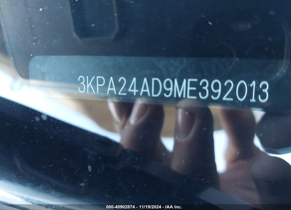 2021 KIA RIO VIN: 3KPA24AD9ME392013