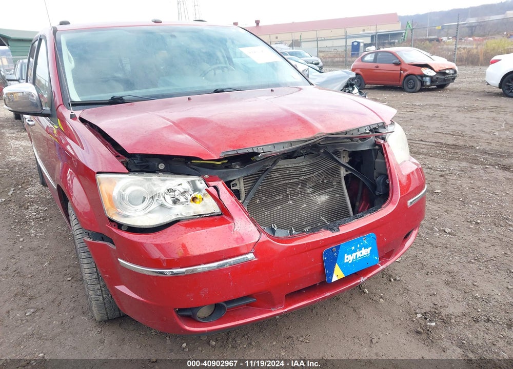2010 CHRYSLER TOWN & COUNTRY LIMITED VIN: 2A4RR6DX0AR149596