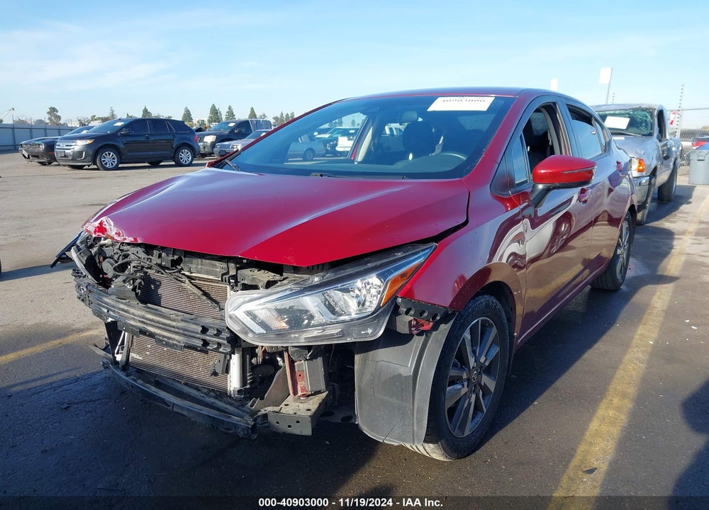2020 NISSAN VERSA SV XTRONIC CVT VIN: 3N1CN8EV4LL849009