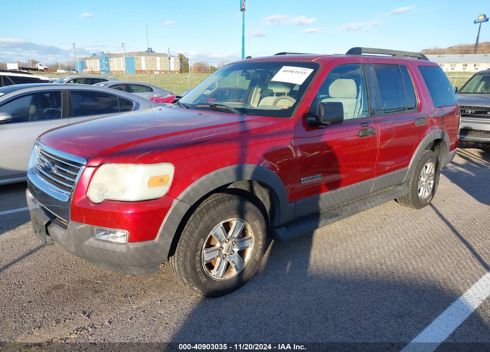 2006 FORD EXPLORER XLT VIN: 1FMEU73E76UB73988