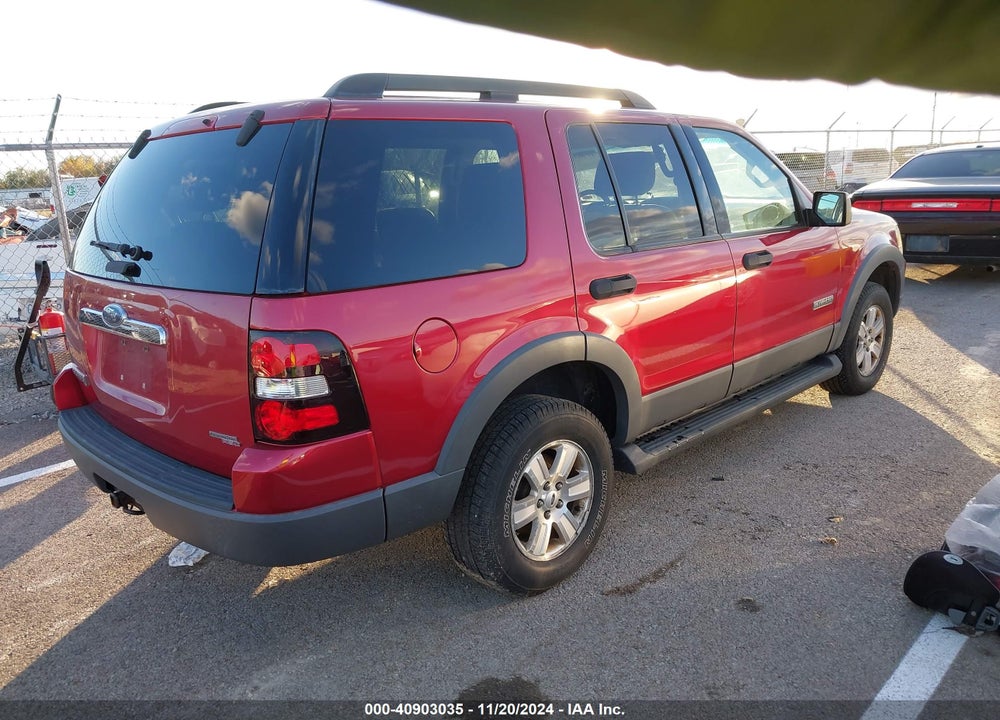 2006 FORD EXPLORER XLT VIN: 1FMEU73E76UB73988