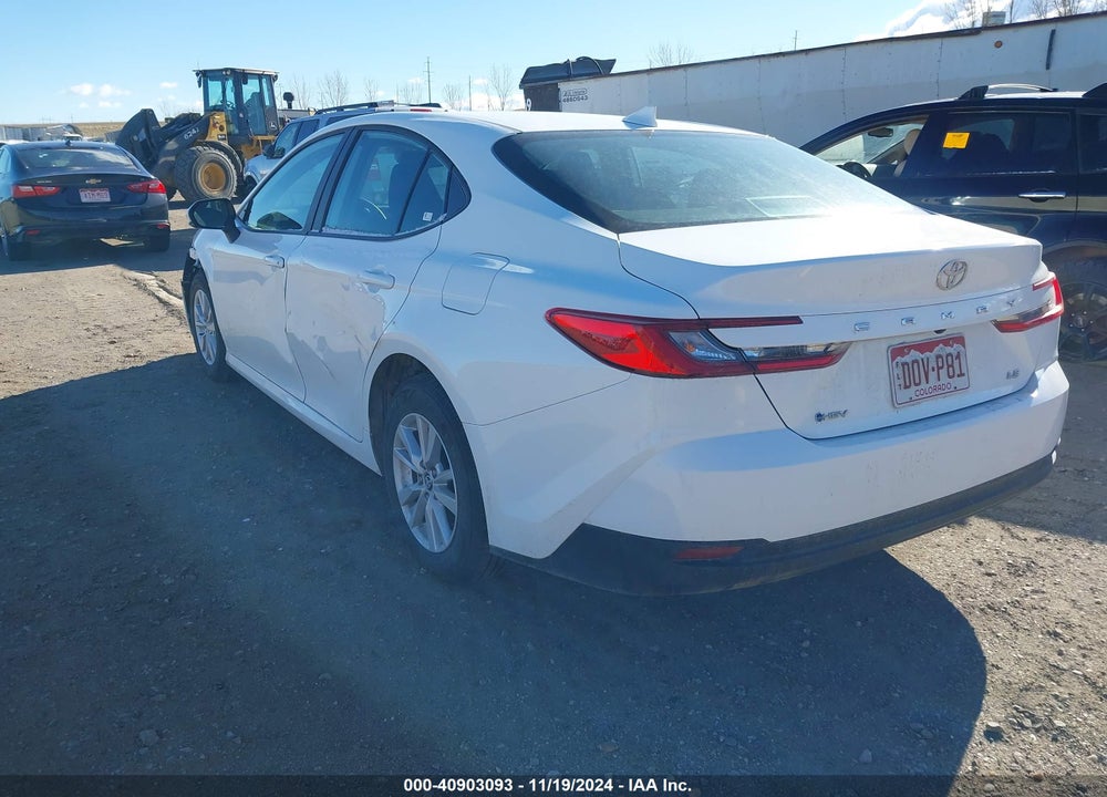 2025 TOYOTA CAMRY LE VIN: 4T1DAACK6SU034095