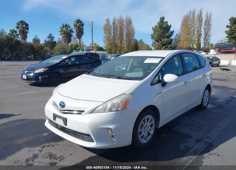 2013 TOYOTA PRIUS V TWO VIN: JTDZN3EU2D3284466