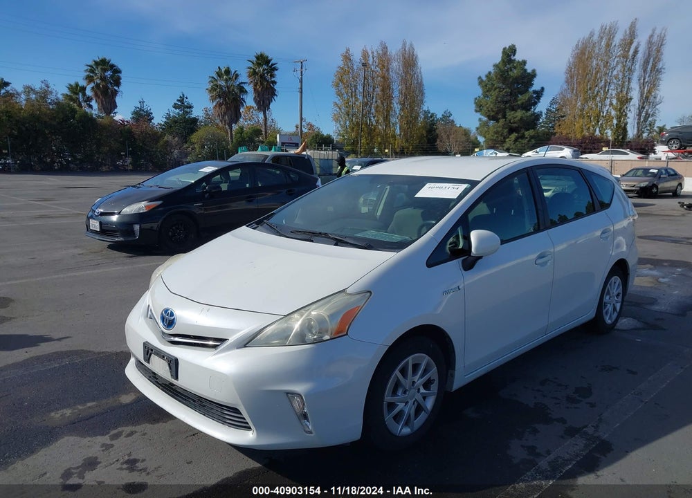 2013 TOYOTA PRIUS V TWO VIN: JTDZN3EU2D3284466