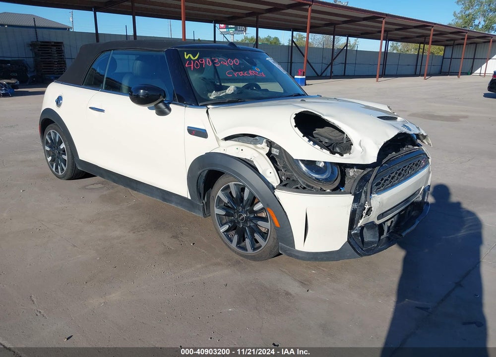 2022 MINI CONVERTIBLE COOPER S VIN: WMW43DL00N3P03547
