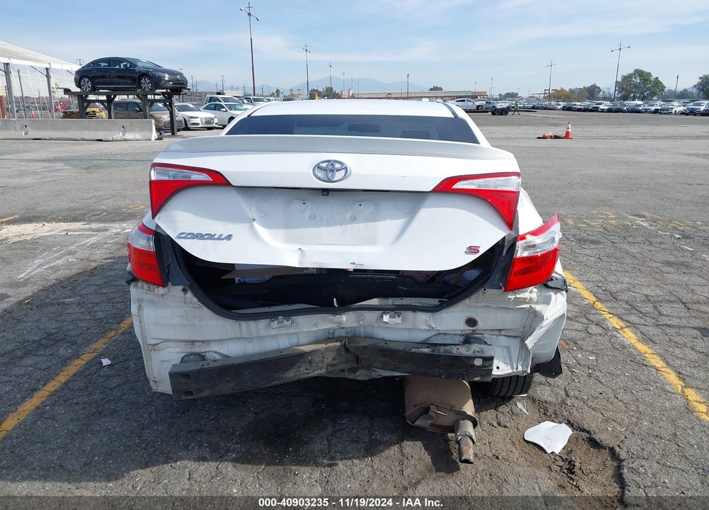 2014 TOYOTA COROLLA S VIN: 5YFBURHE6EP104295