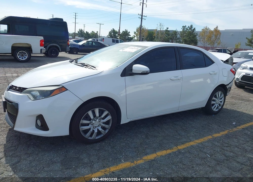 2014 TOYOTA COROLLA S VIN: 5YFBURHE6EP104295