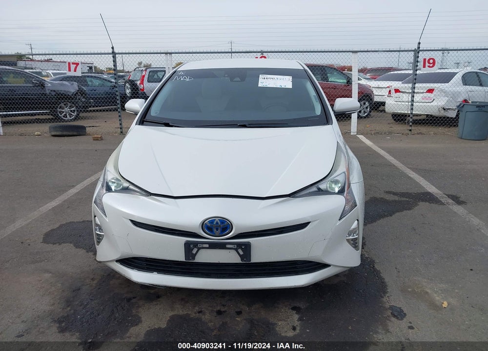 2016 TOYOTA PRIUS THREE TOURING VIN: JTDKARFUXG3000956