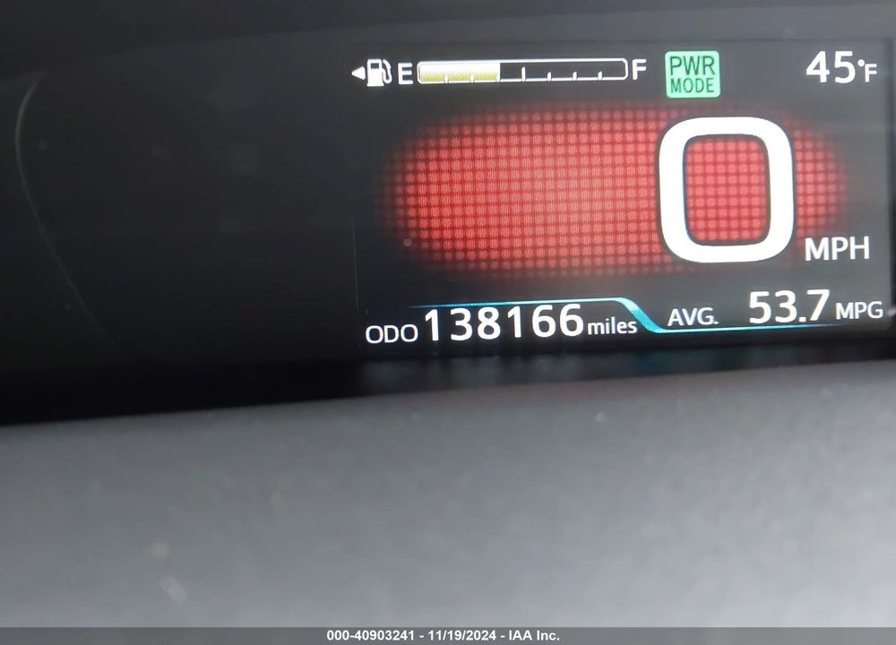 2016 TOYOTA PRIUS THREE TOURING VIN: JTDKARFUXG3000956