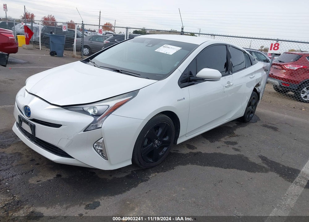 2016 TOYOTA PRIUS THREE TOURING VIN: JTDKARFUXG3000956
