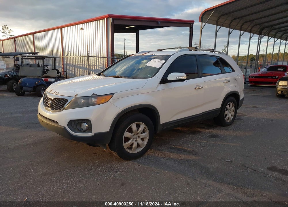 2012 KIA SORENTO LX VIN: 5XYKT3A6XCG259968