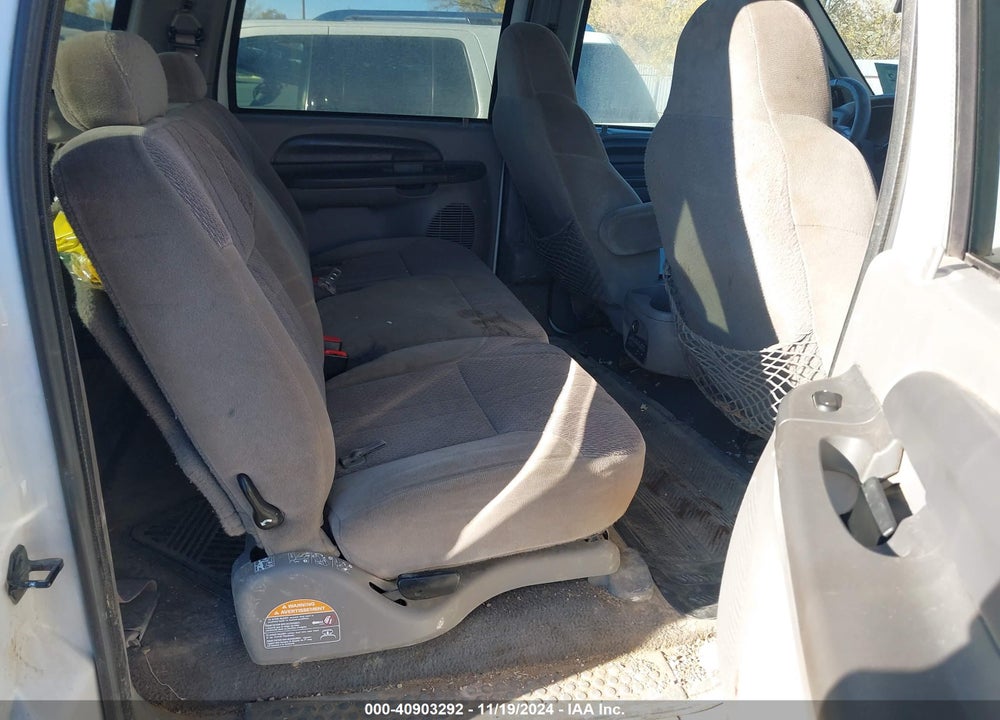 2000 FORD EXCURSION XLT VIN: 1FMNU41S2YEC70441