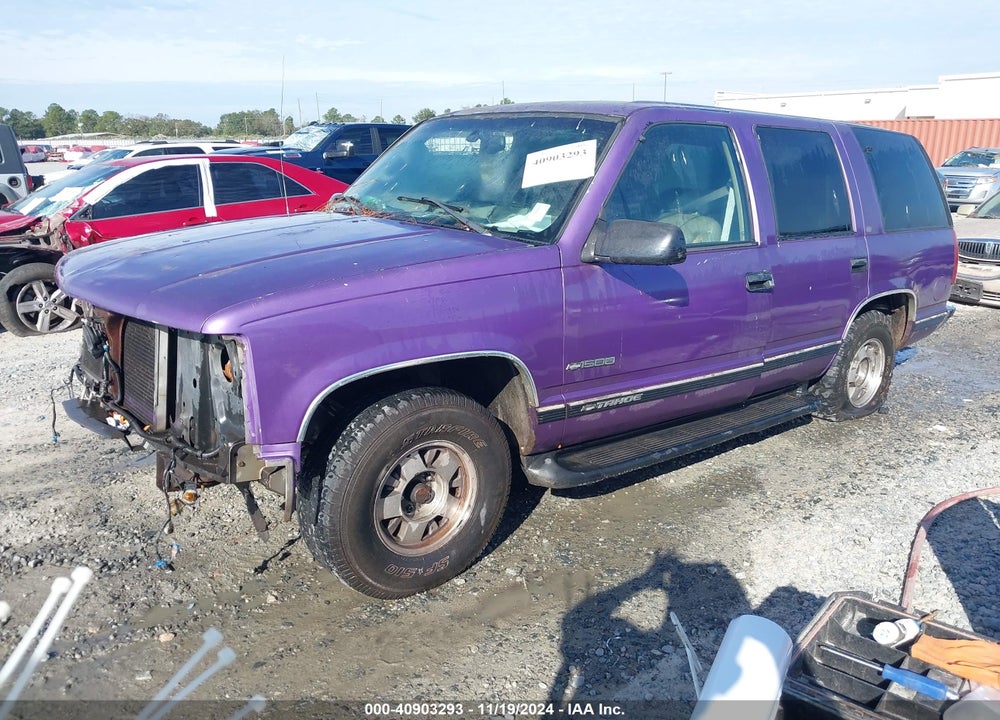 1999 CHEVROLET TAHOE LT VIN: 1GNEC13R8XJ511030