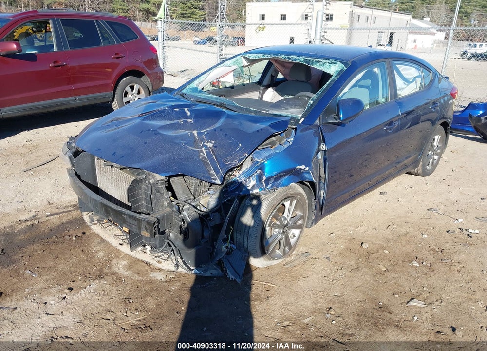2018 HYUNDAI ELANTRA SEL VIN: 5NPD84LF3JH266425