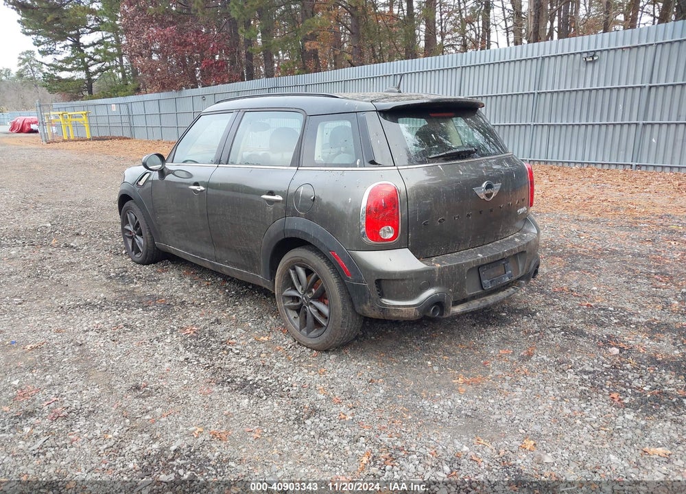 2012 MINI COOPER S COUNTRYMAN VIN: WMWZC3C53CWL87679