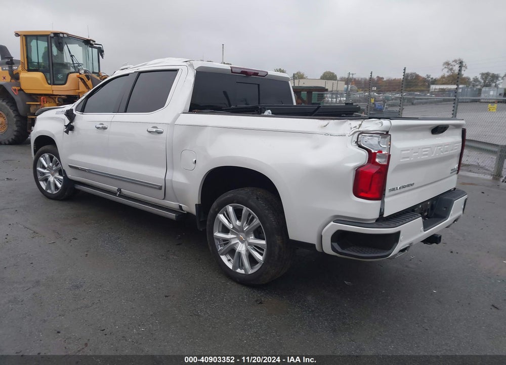 2022 CHEVROLET SILVERADO 1500 4WD SHORT BED HIGH COUNTRY VIN: 3GCUDJET3NG670594