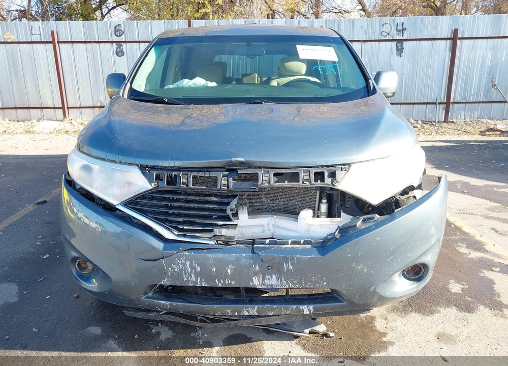 2011 NISSAN QUEST SV VIN: JN8AE2KP5B9006410