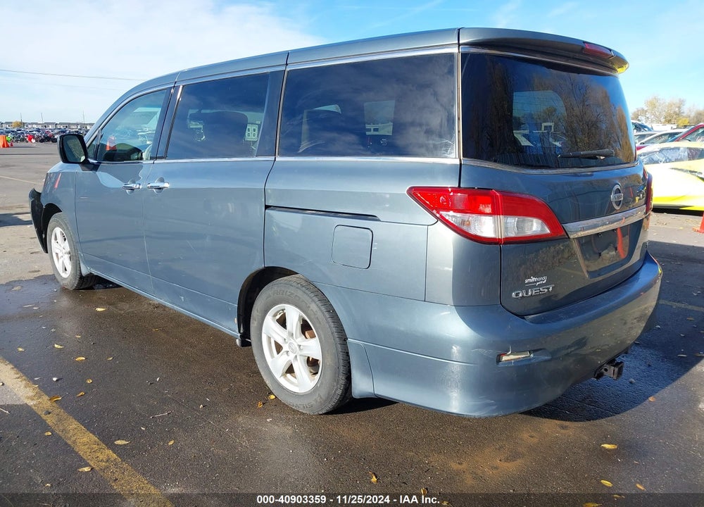 2011 NISSAN QUEST SV VIN: JN8AE2KP5B9006410