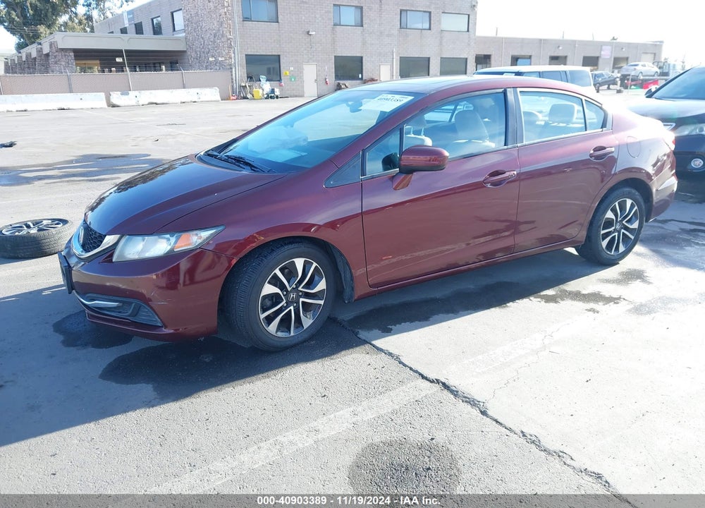 2014 HONDA CIVIC EX VIN: 19XFB2F84EE234637
