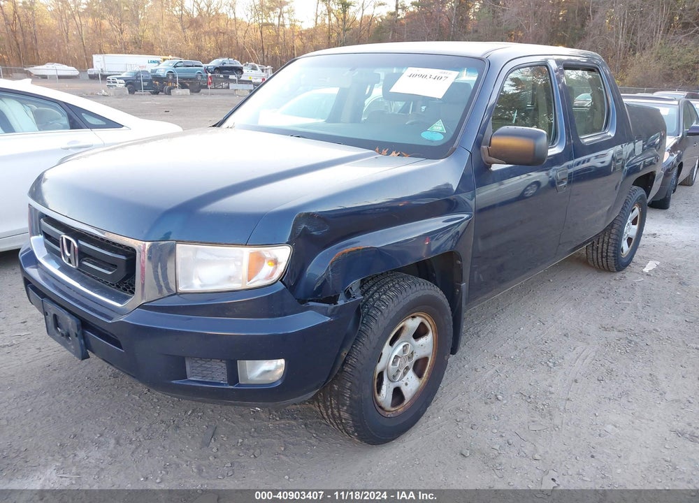 2010 HONDA RIDGELINE RT VIN: 5FPYK1F2XAB007141