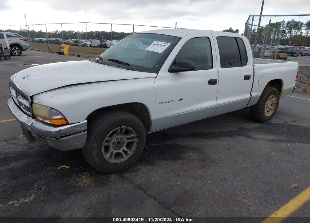 2001 DODGE DAKOTA SLT/SPORT VIN: 1B7HL2AN61S326567