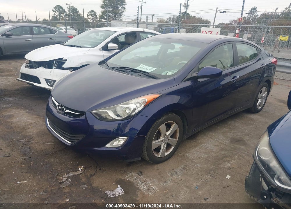 2013 HYUNDAI ELANTRA VIN: 5NPDH4AE6DH244420