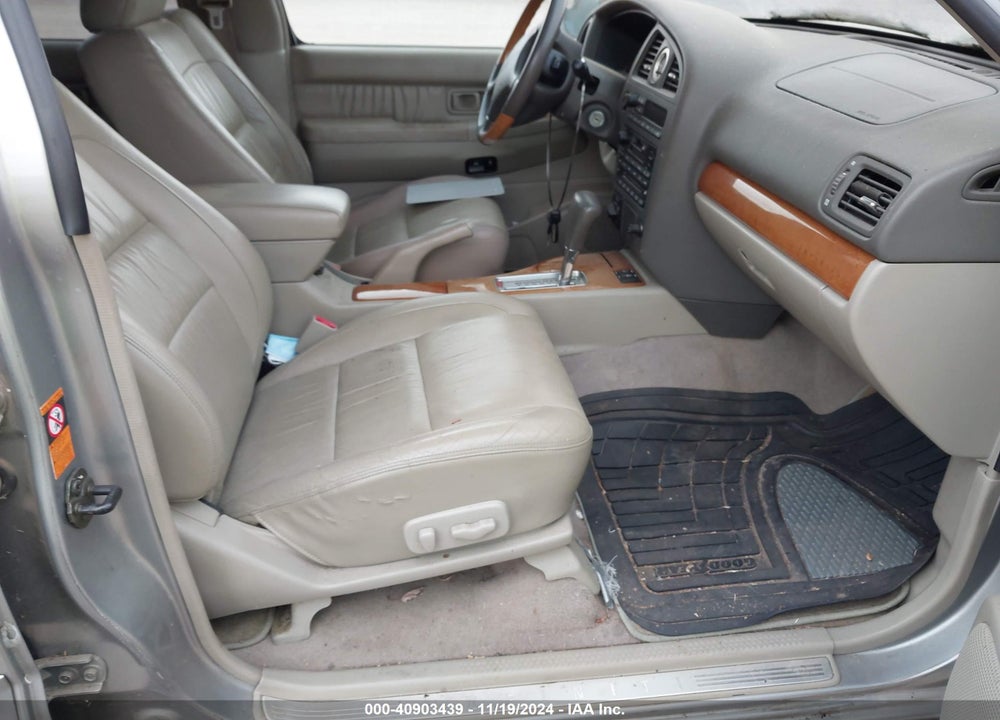 2001 INFINITI QX4 LUXURY VIN: JNRDR09Y41W224211
