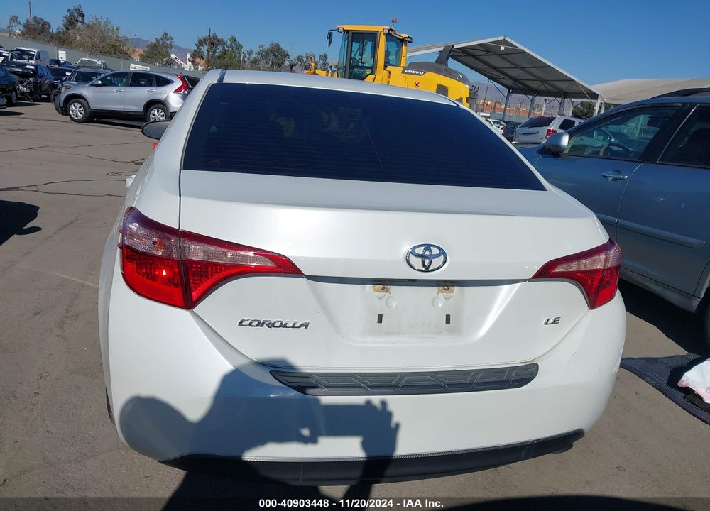 2019 TOYOTA COROLLA LE VIN: 5YFBURHE1KP893161