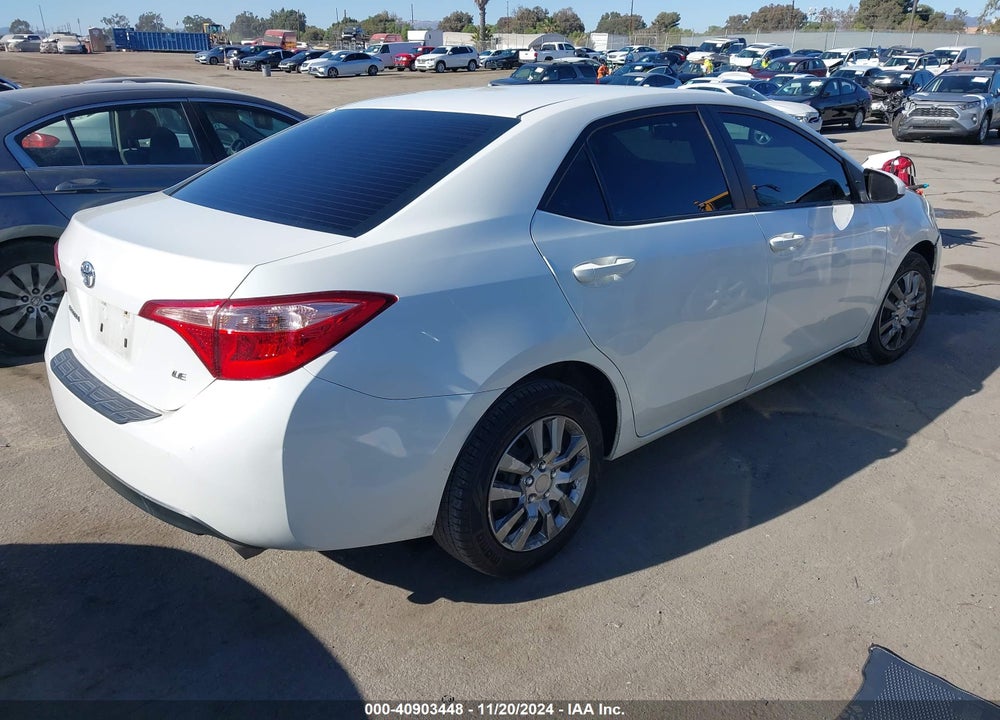 2019 TOYOTA COROLLA LE VIN: 5YFBURHE1KP893161