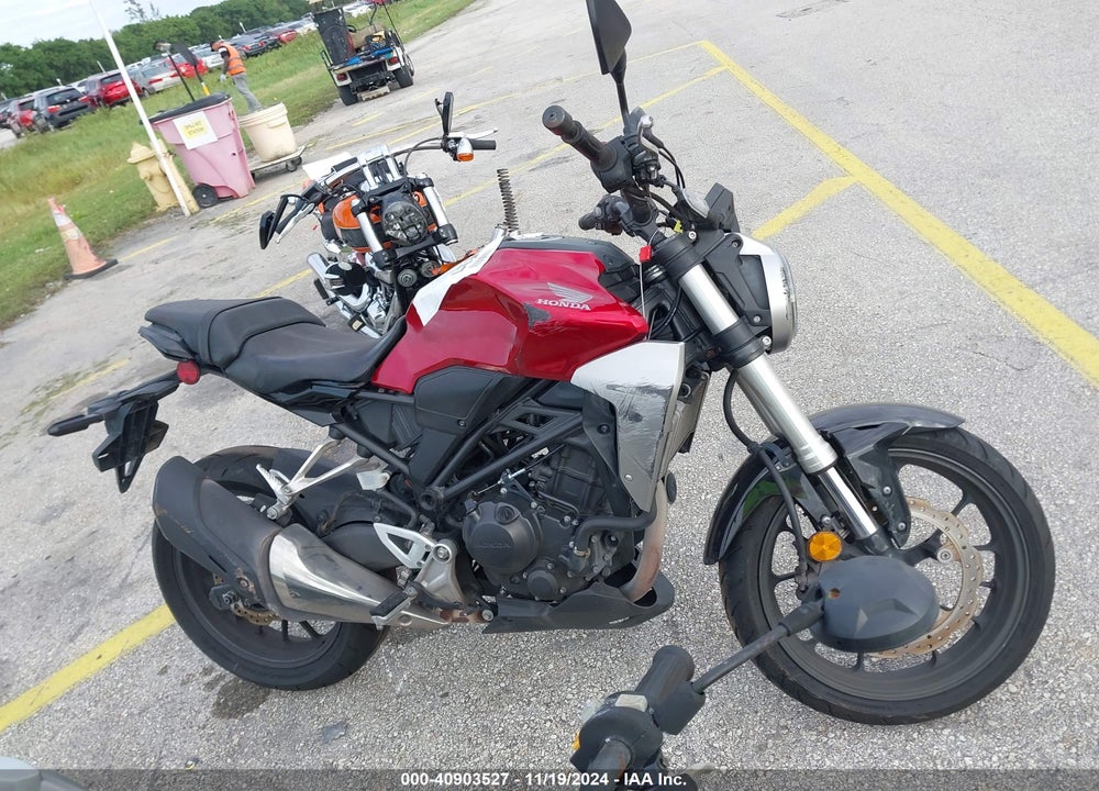 2019 HONDA CBF300 N VIN: MLHNC5500K5001641