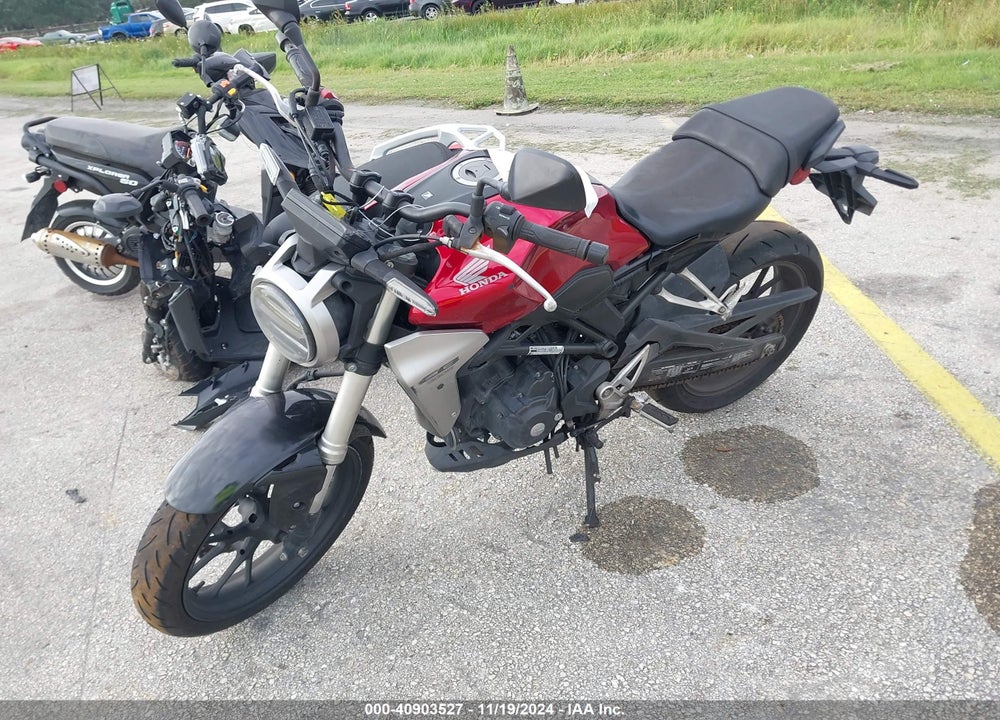 2019 HONDA CBF300 N VIN: MLHNC5500K5001641