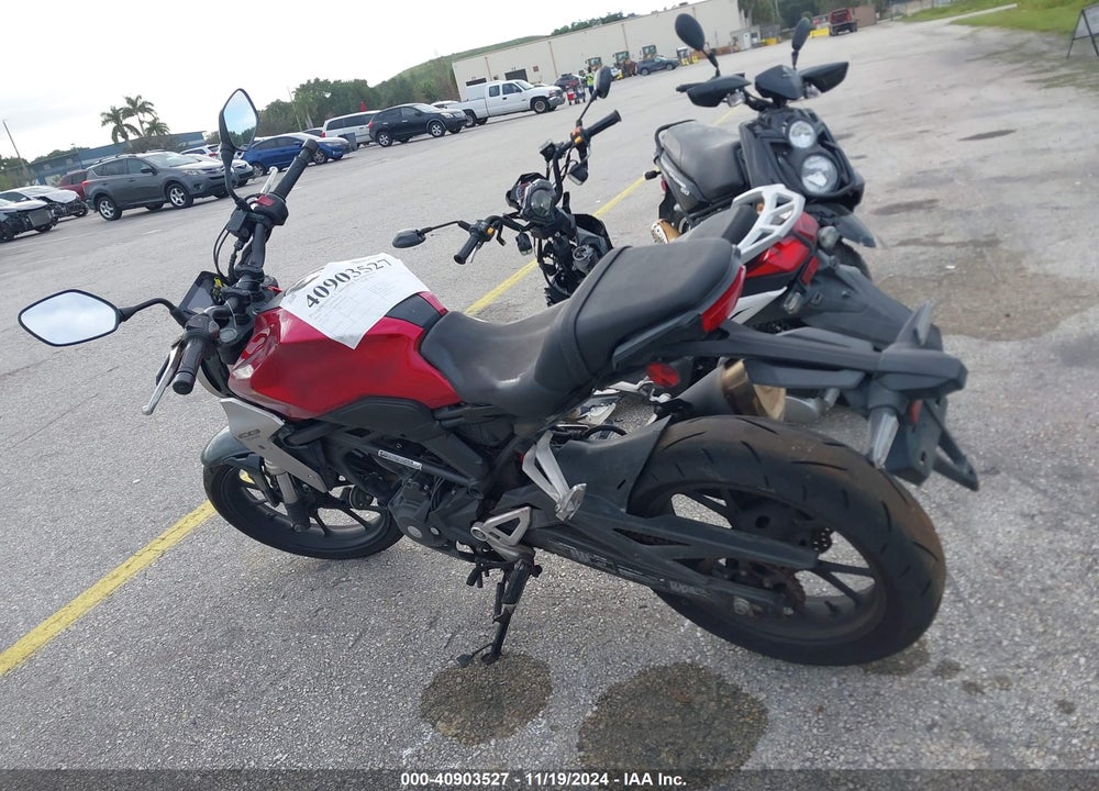 2019 HONDA CBF300 N VIN: MLHNC5500K5001641